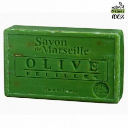 Natural Marseille soap Olive Leaves