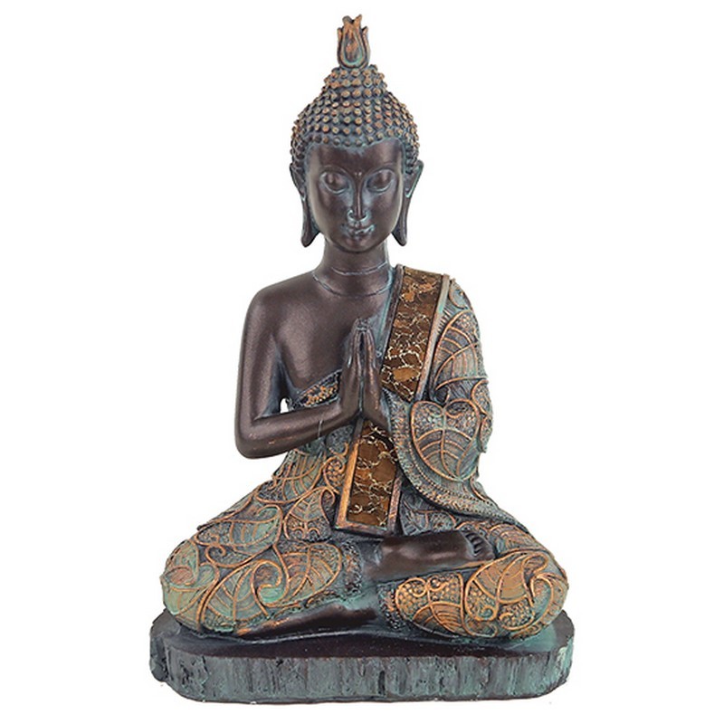 Praying Buddha antique finish