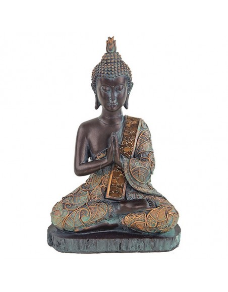 Praying Buddha antique finish