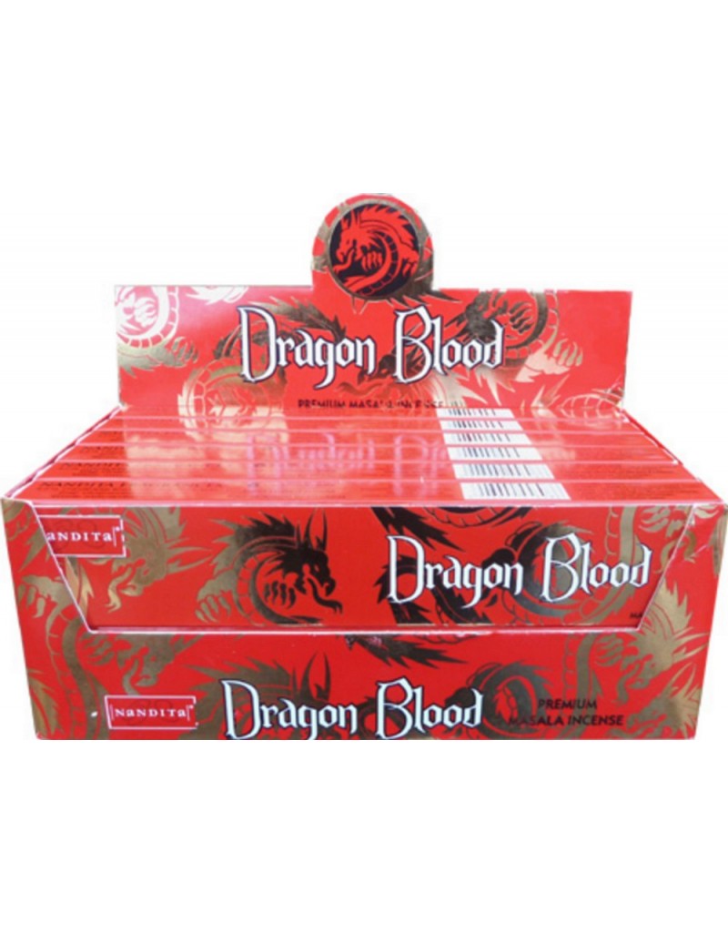 3 boîtes Encens Nandita Sang de Dragon 15g 