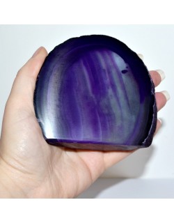 Forme libre agate violette 245 gr