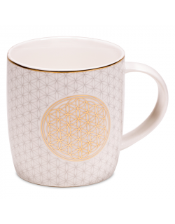 Tasse à thé mug infuseur fleur de vie