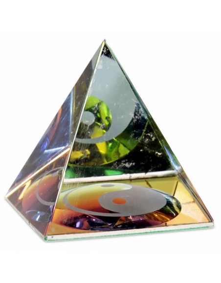 Pyramide de Cristal Yin Yang